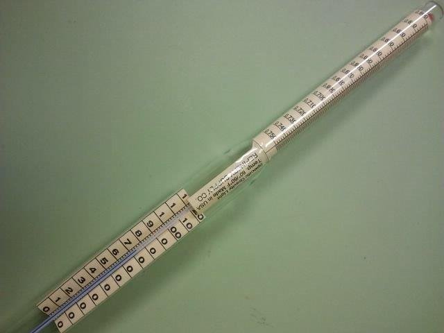 16850-000 Thermo-hydrometer 0.500-0.650, +30/90F (ASTM 101H)