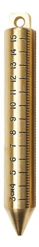 35309-005 Plumb Bob, Innage 6" Solid Brass, English/Metric 
