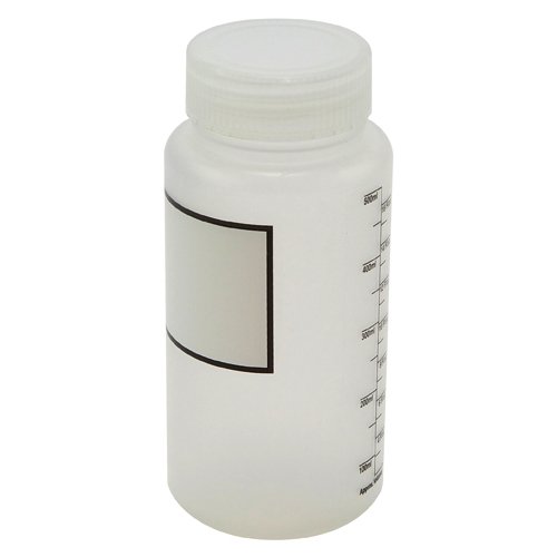 10358-016 Bottle, Graduated Wide Mouth Polypropylene with Marking Label, 16 oz 
