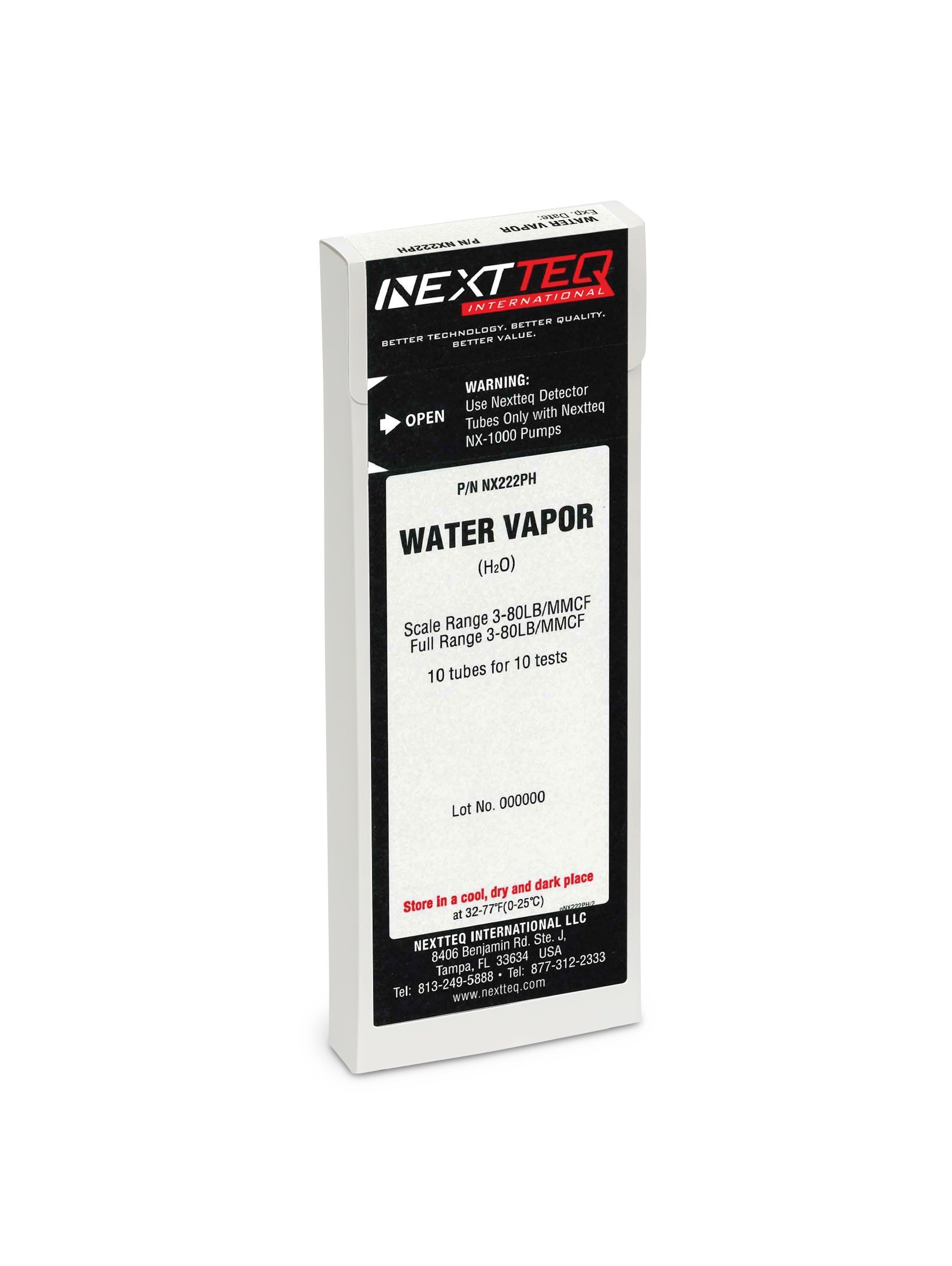 NX222PH Water Vapor Tubes (3-80 lbs/MMCF)