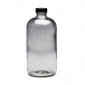 Boston Round Clear Bottles