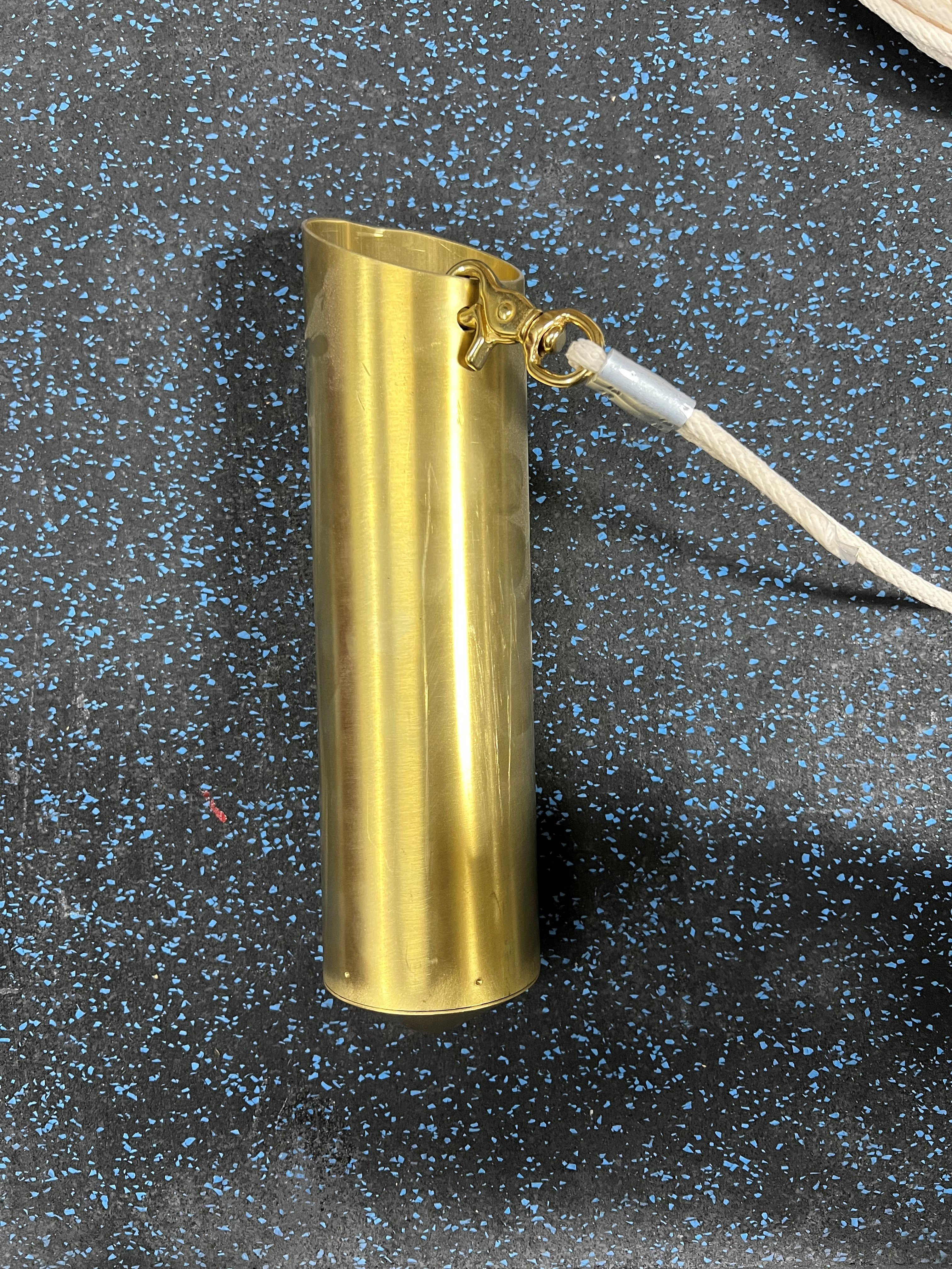 R.O.B. (Right Off the Bottom) Sampler, 3" OD, Brass, Open End